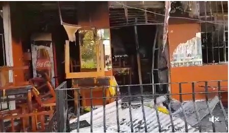 Incendio en el Restaurant “El camaron Borracho”
