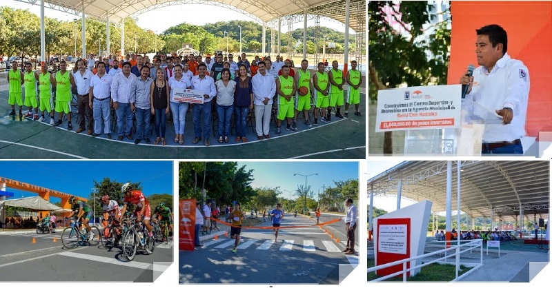 Con acciones y obra pública José Hernández impulsa el deporte en Huatulco
