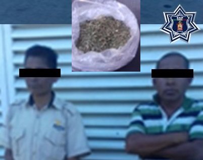 Policía Estatal Asegura a dos sujetos en posesión de enervantes en valles centrales: SSPO