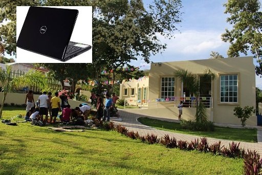 Roban en Biblioteca del Club Rotario Huatulco