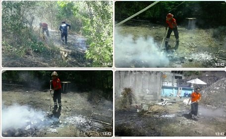Bomberos apagan dos incendios en Huatulco