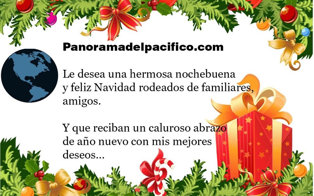 Les deseamos una hermosa nochebuena y feliz Navidad