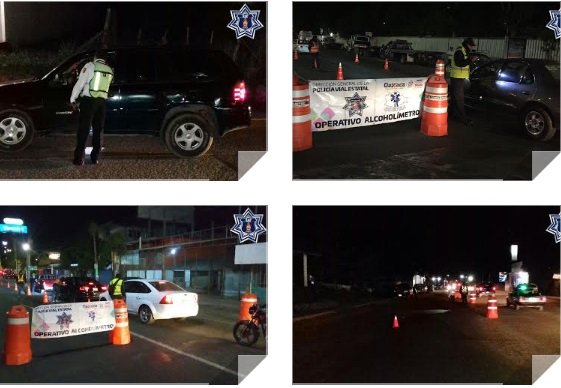12 Conductores fueron sancionados en fin de semana en Oaxaca
