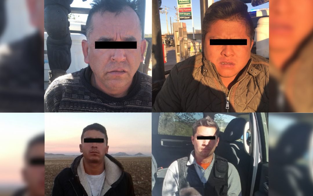 Fuerzas Estatales y Federales detienen a cuatro delincuentes en Carichí; dos son policías.