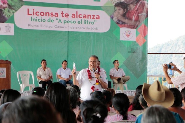 Liconsa duplicó promedio de compra  de leche con “A peso el litro”