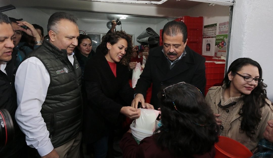 Liconsa incrementará  lecherías y personas beneficiarias en Edomex