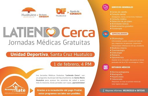 Magna jornada médica Latiendo Cerca en Santa Cruz Huatulco