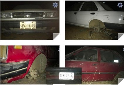Recupera policía estatal dos vehiculos con reporte de robo en San Martín Mexicapan