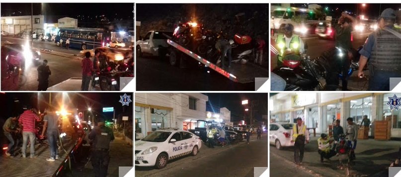 Retiran 10 moticicletas de la vía pública en el Istmo