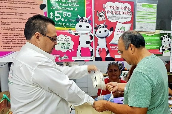 Cobertura total de Liconsa en Colima:  llega a sus 10 municipios