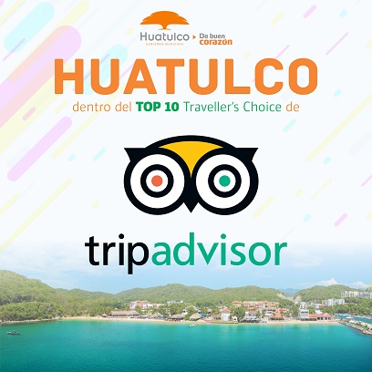 Huatulco entre los 10 mejores destinos turísticos de TripAdvisor