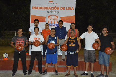 Inauguran Liga HUX en voleibol, básquetbol, fútbol 7, y soccer infantil y juvenil