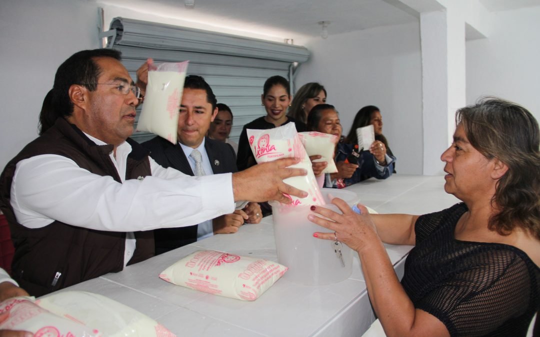 Liconsa lleva leche fortificada a 198 mil hidalguenses