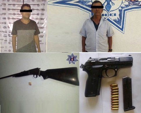 Policía Estatal asegura dos armas de fuego: SSPO