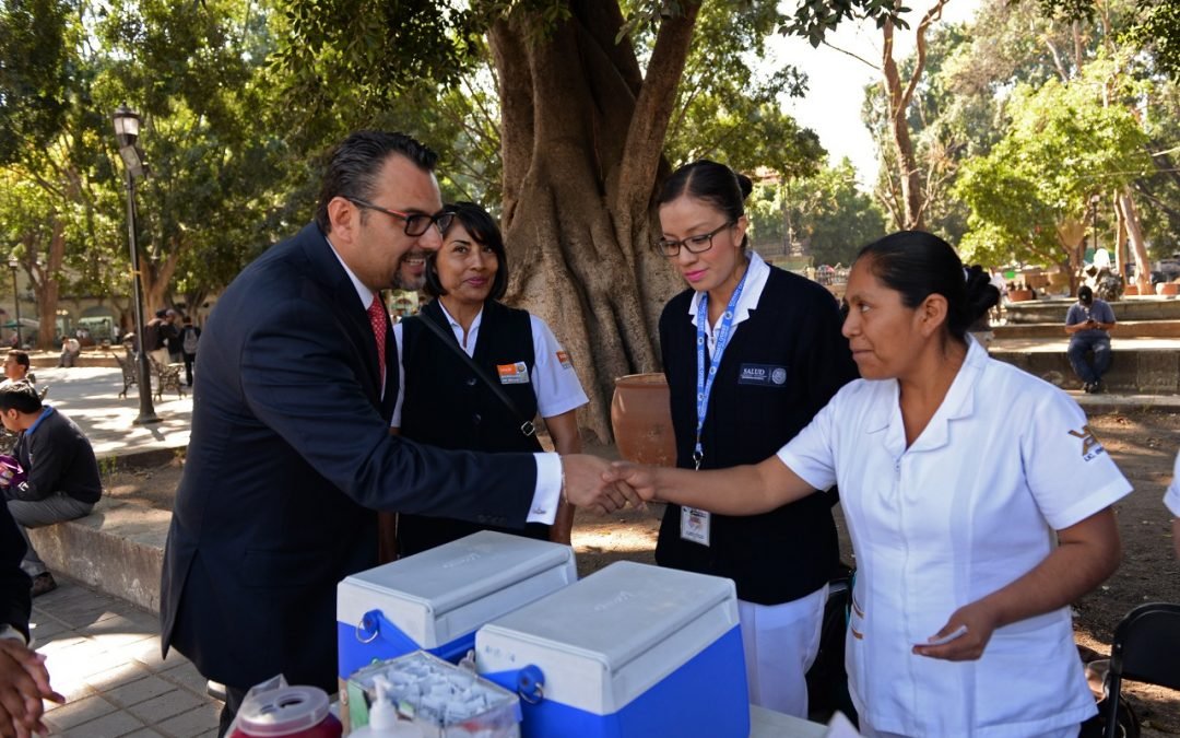Refuerza SSO acciones de vacuación en la Primera Semana Nacional de Salud