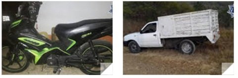 Asegura Policía Estatal dos unidades de motor con diversas irregularidades