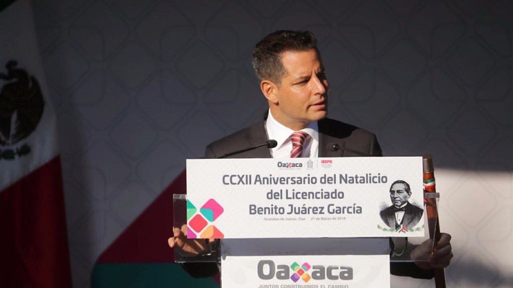 Convoca Alejandro Murat a preservar el legado de Benito Juárez