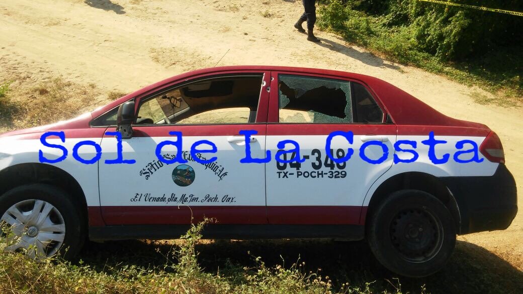 Ejecutan a taxista en el Venado, Tonameca