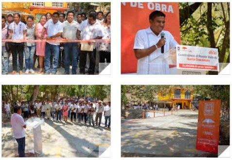 Estrenan puente vado en Chacalmata, Huatulco