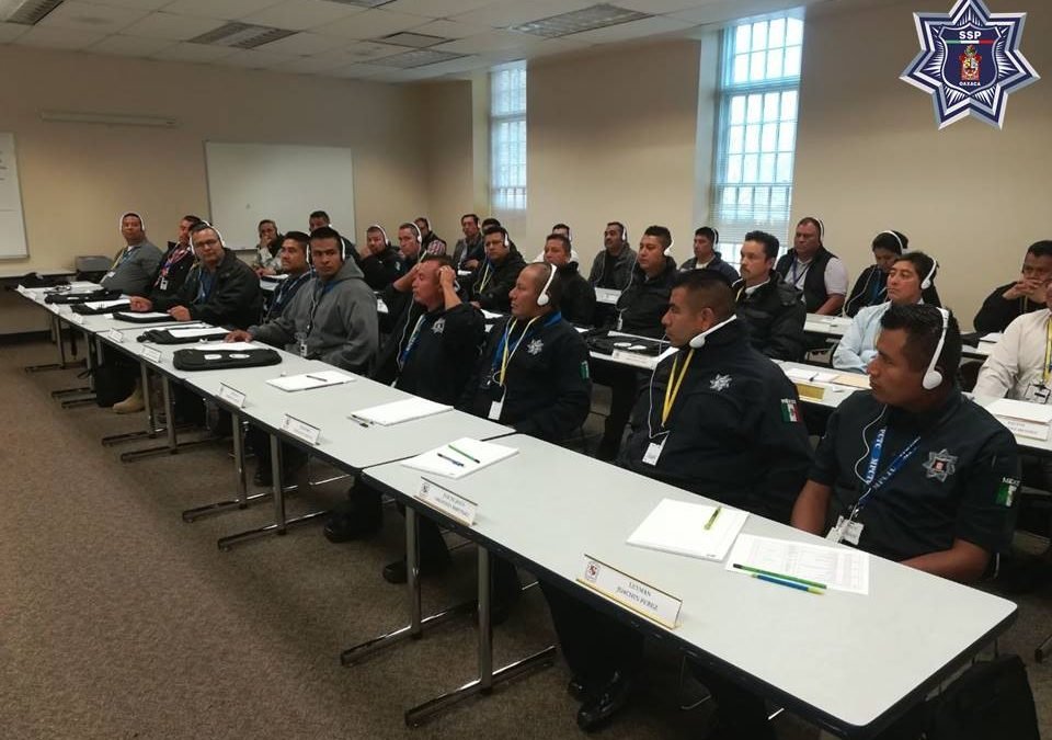 Reciben elementos de seguridad y custodia de la SSPO capacitación en los Estados Unidos