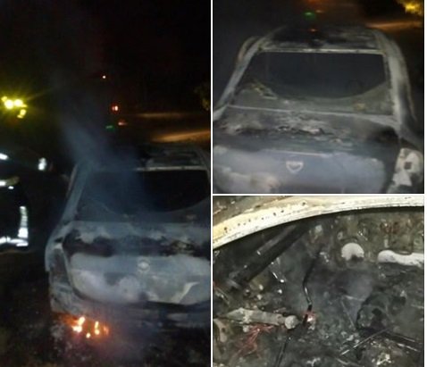 Se incendia vehículo particular en El Parajito 2, Huatulco