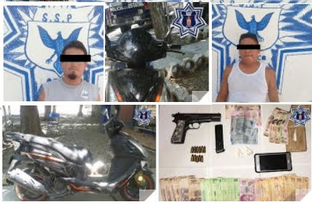 La SSPO detiene a dos sujetos armados en el Istmo