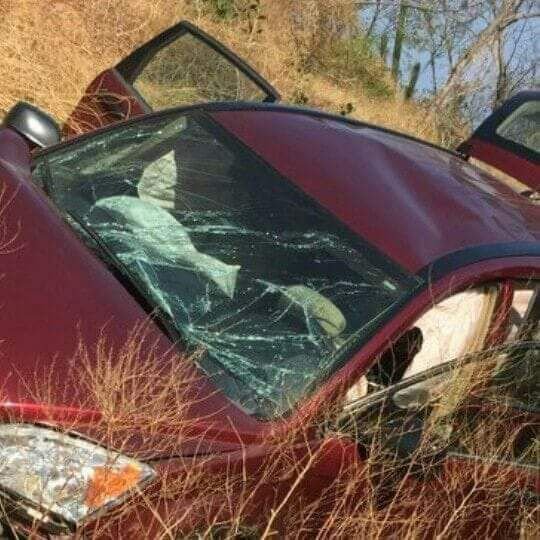 Accidente carretero en el Istmo