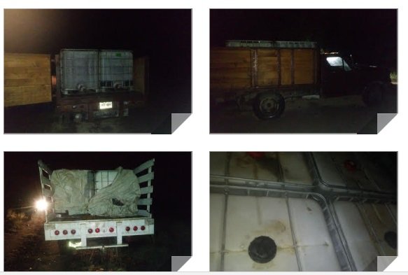 Consignan ante la PGR  vehículos e Hidrocarburo en San Blas Atempa