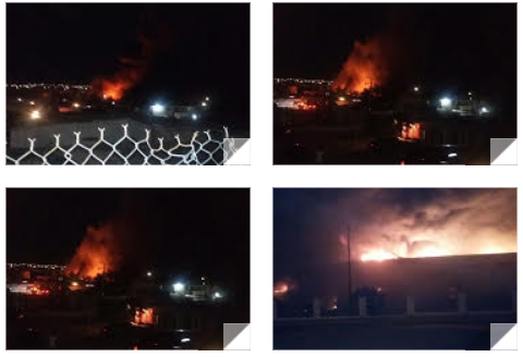 Fuerte incendio en maquiladora en Ciudad Juárez