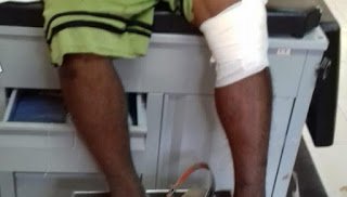 Lesionan a campesinos y roban camioneta Nissan