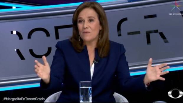 “No estoy declinando por nadie”: Margarita Zavala en Tercer Grado