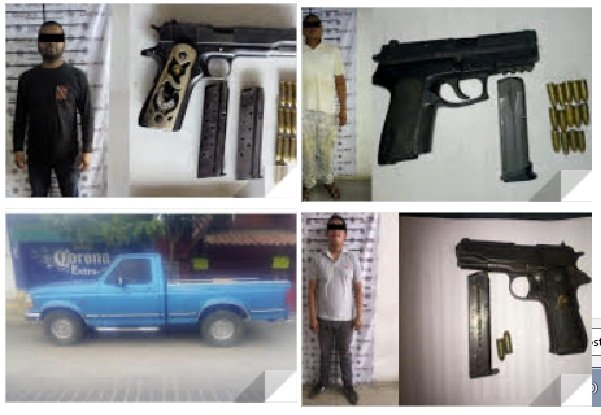 3 personas armadas son detenidas en la Costa