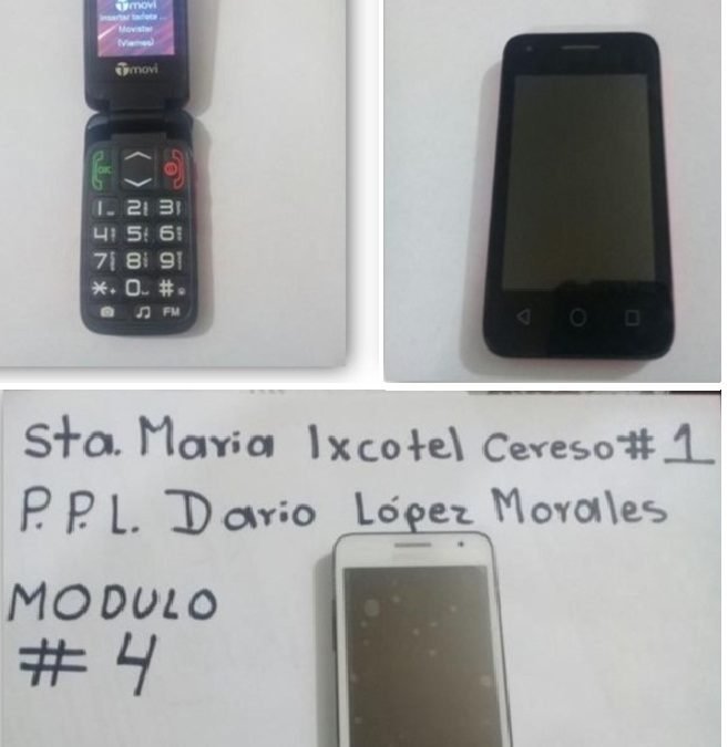 Realiza SSPO 8 decomiso en la penitenciaría central y 2 en Miahuatlán