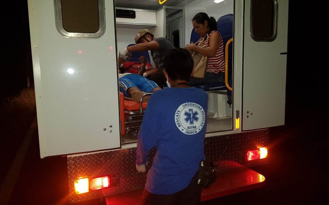 Rum Delegación San José del Progreso y Elementos de Protección Civil de Tututepec acuden a llamado de auxilio