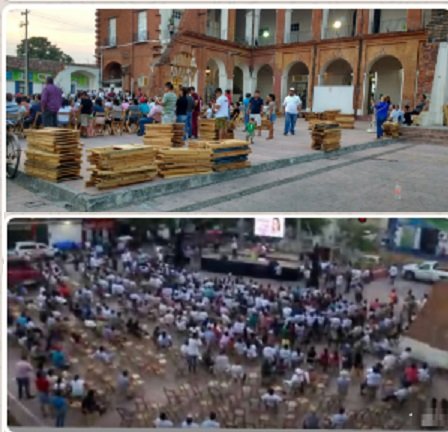 SUSANA HARP, SE TOPÓ CON SU REALIDAD EN TEHUANTEPEC