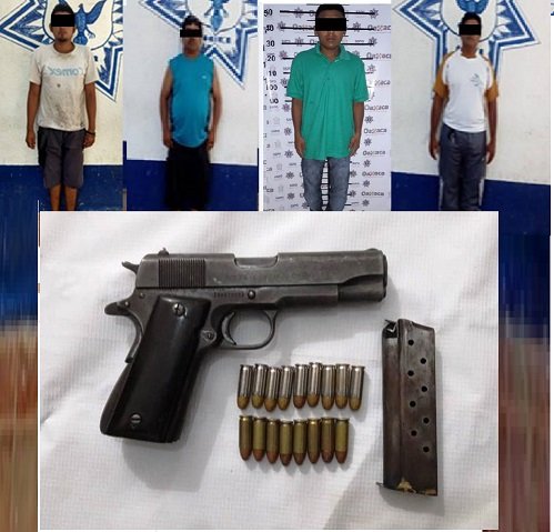 Detiene Policía Estatal a cuatro personas por diversos ilícitos