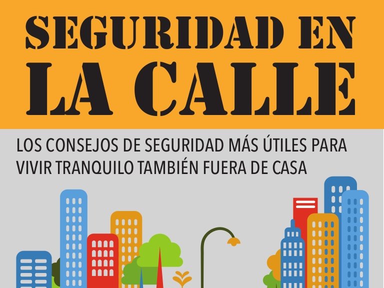 Recomendaciones de Seguridad Ciudadana sugeridas por el Instituto Nacional de Ciencias Penales INACIPE