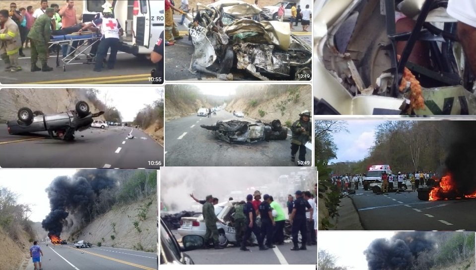 Accidente fatal sobre la 200