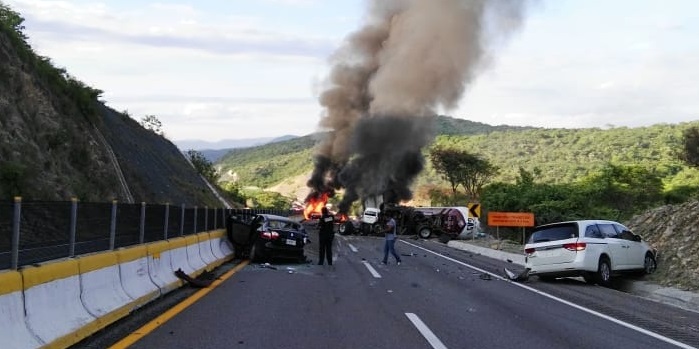 Accidente Carretero en autopista México – Acapulco