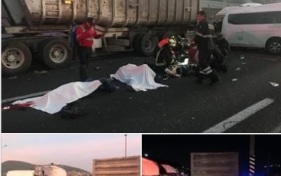 Reportan 12 muertos tras accidente en la México-Pachuca