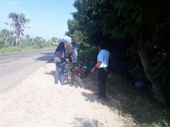 Arrollan a Motociclista en la recta de Chila.