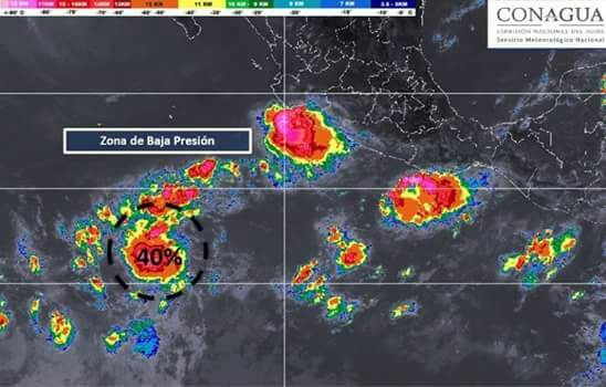 Ciclón Tropical en el Océano Pacífico