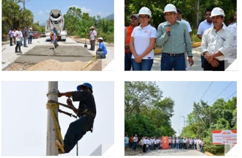 Huatulco avanza con buenas obras en cabecera municipal
