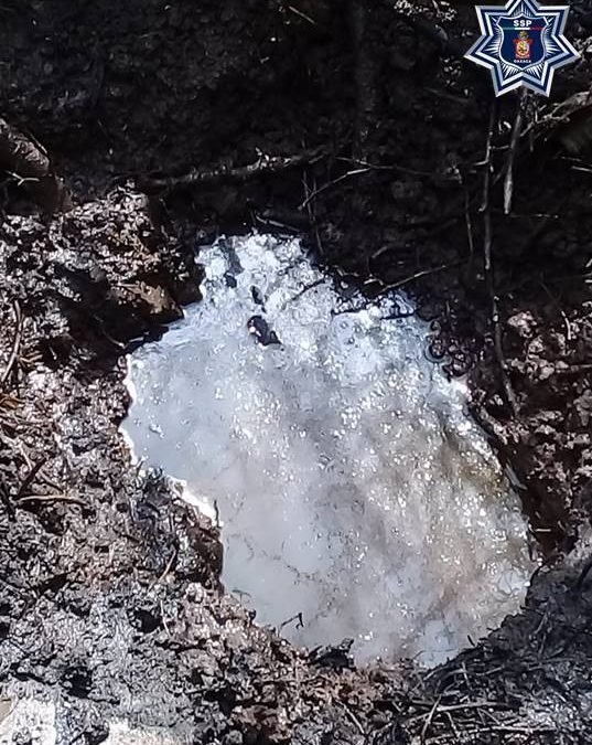 Localiza Policía Estatal pozo clandestino de hidrocarburo en el Istmo de Tehuantepec