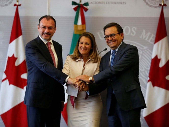 México y Canadá defienden TLCAN trilateral