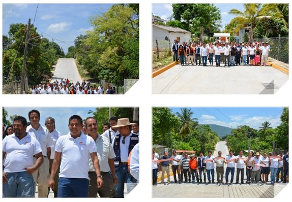 Gobierno de Huatulco entrega obra pública en Cabecera Municipal
