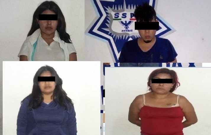 Policía estatal detiene a 4 personas por delitos contra la salud