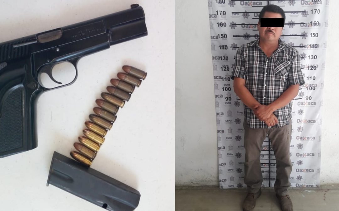 Policía Estatal detiene a persona armada en la costa