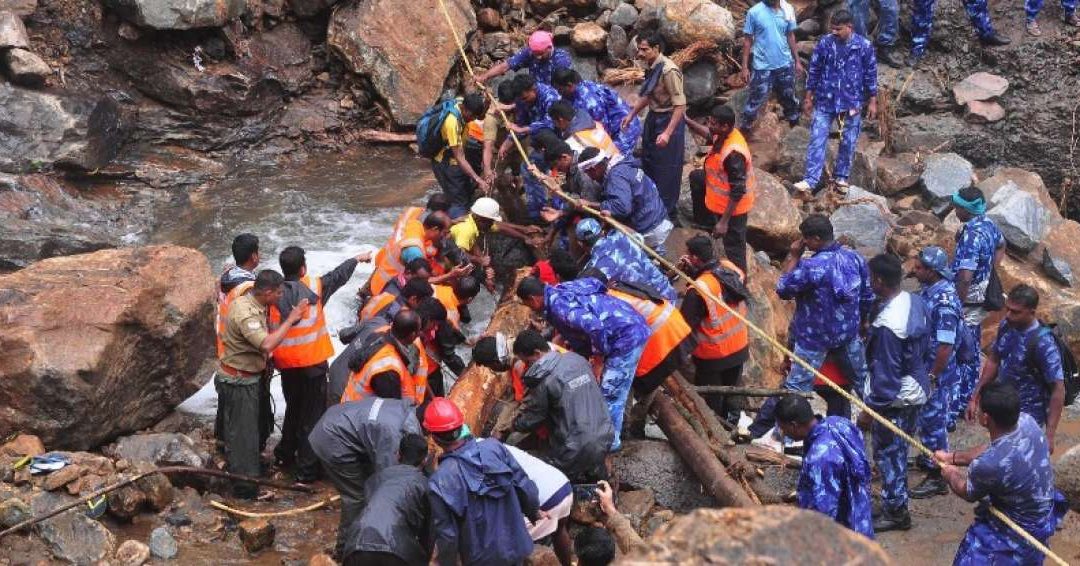 Un millón de desplazados en campamentos del estado indio de Kerala