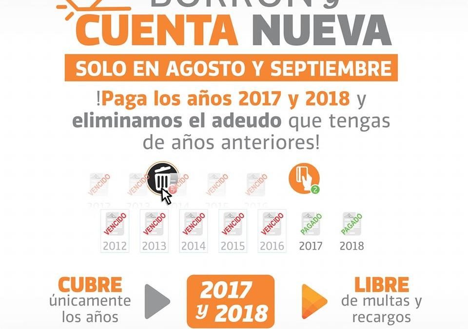 Borrón y cuenta nueva